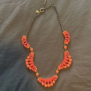 Coral JCrew necklace - like new!